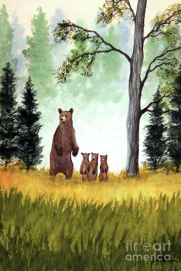 When Bears Can Smell Honey Painting