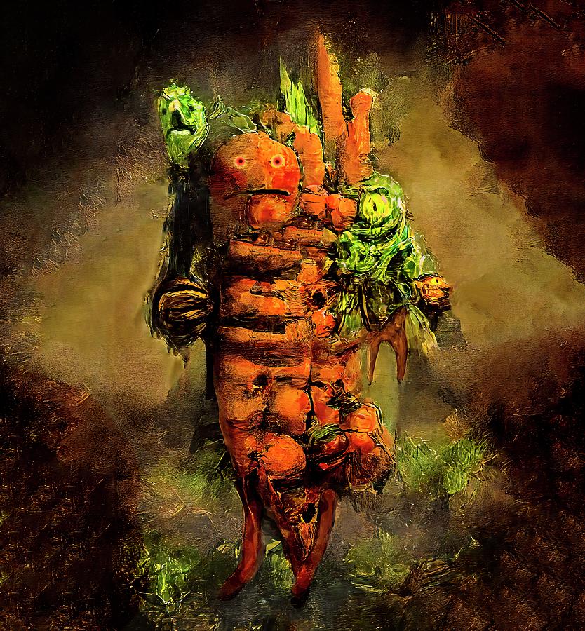 When Carrots Go Bad and Mad Digital Art by Steve Taylor