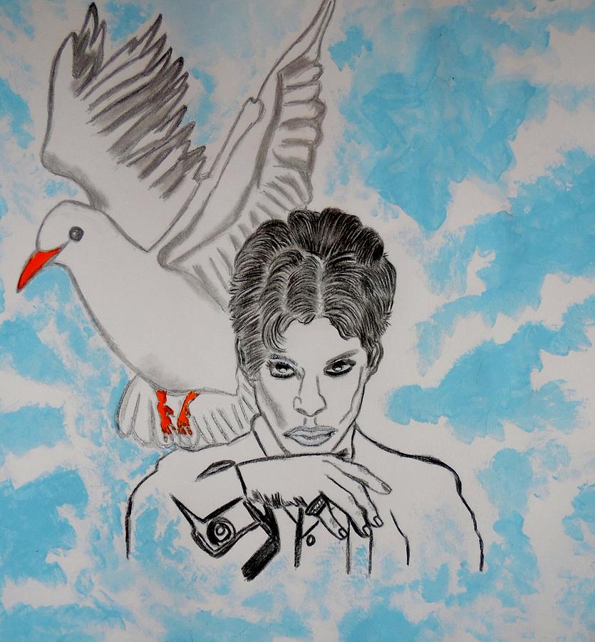 Bird Mixed Media - Doves Cry by Nicole Burrell