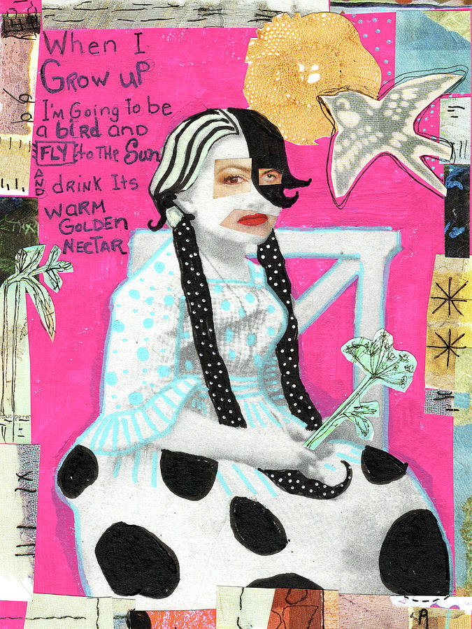 When I Grow Up Mixed Media by Jacquie Gouveia