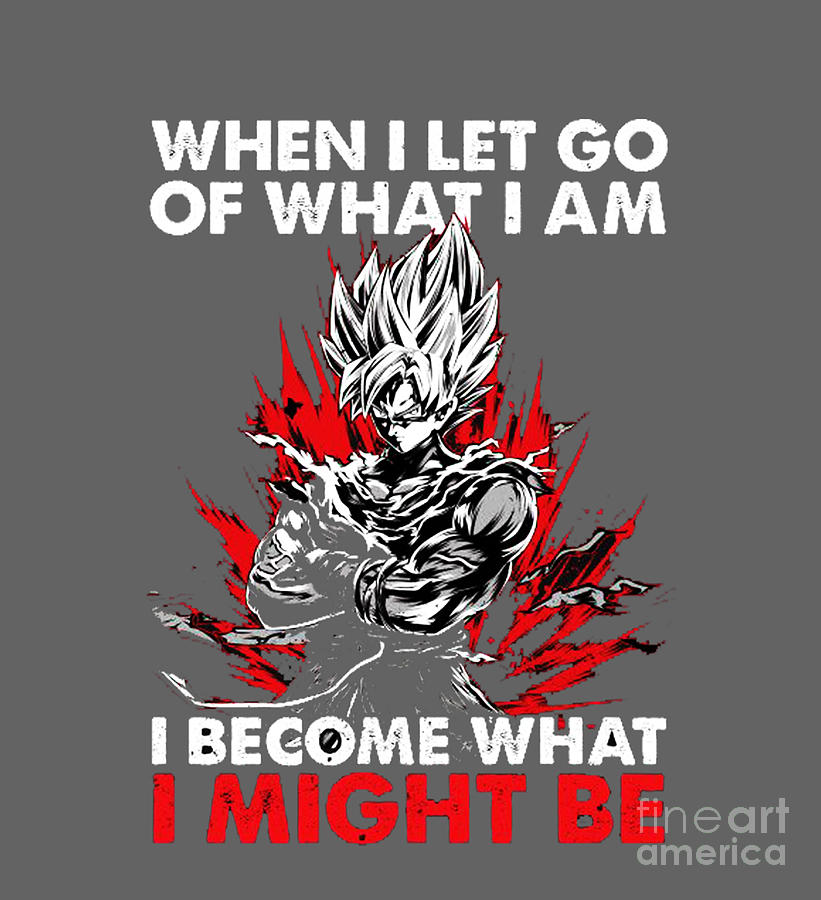 Dragon Digital Art - When I Let Go Of What I Am Goku by Regina Guatalamo