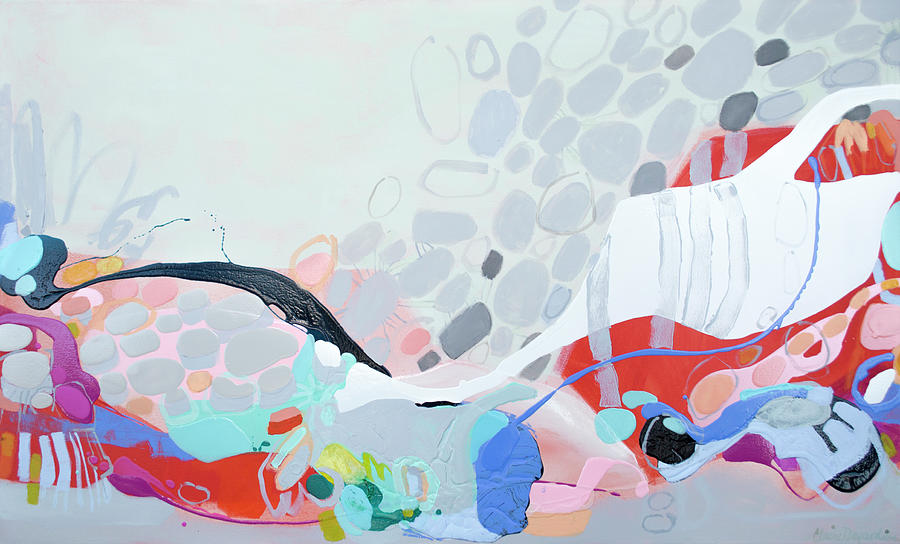 Abstract Painting - When I Let You Misbehave by Claire Desjardins