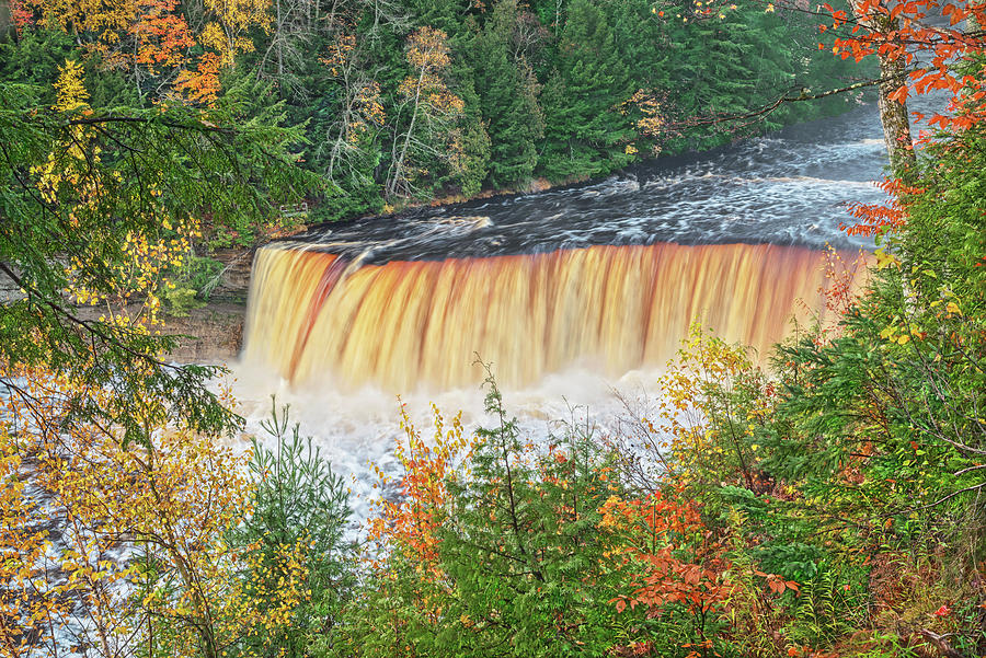 When Image Becomes Inadequate, I Shall Be Content With Silence. Tahquamenon River And Waterfall Photograph by Bijan Pirnia