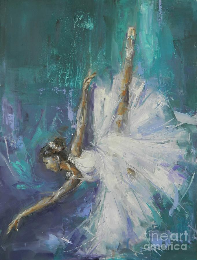 When She Dances Painting by Dan Campbell