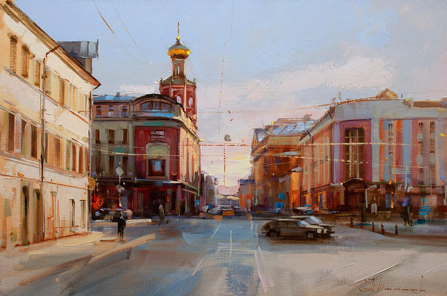 When Spring Comes. Moscow, St. Petrovka Painting