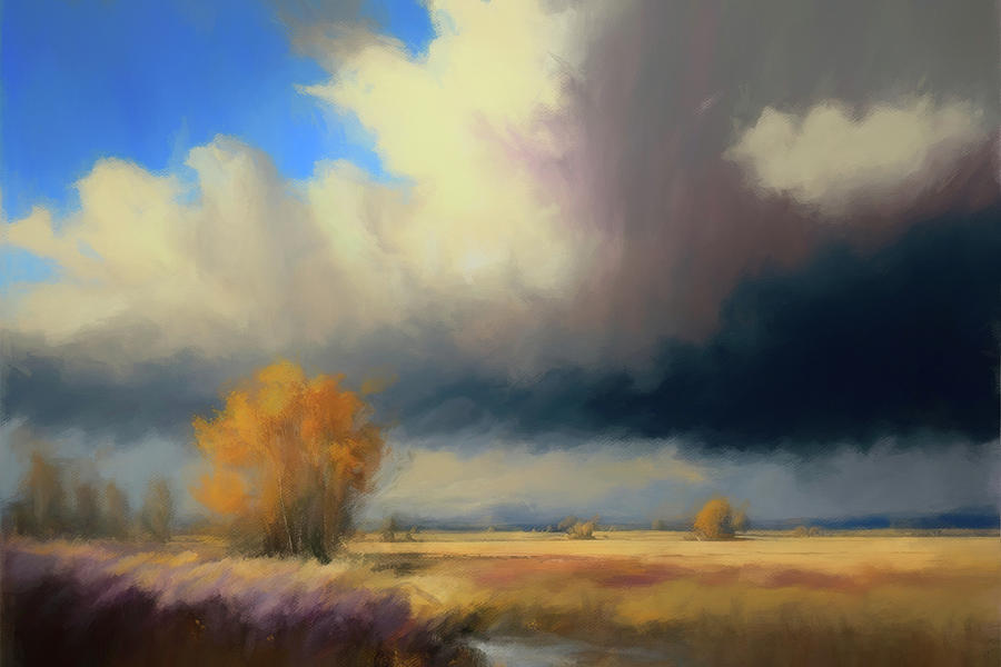 When The Storm Ends Landscape Painting Painting by Jai Johnson