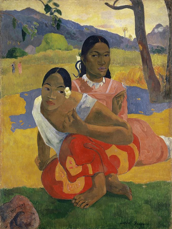 When Will You Marry - Nafeaffaa Ipolpo Painting by Paul Gauguin When Will You Marry - Nafeaffaa Ipolpo Painting by Paul Gauguin
