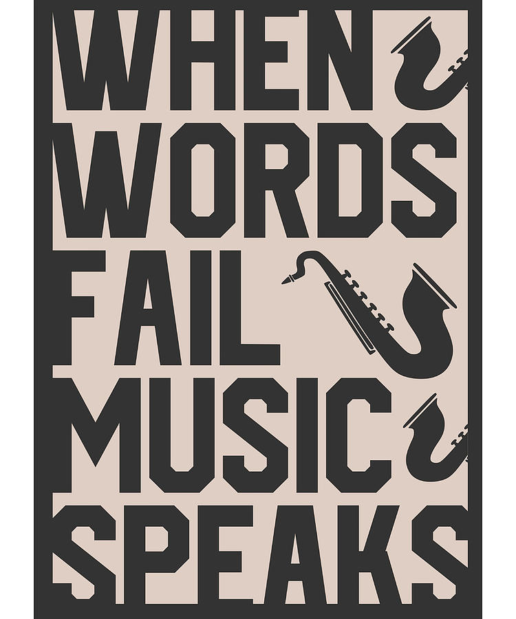 When Words Fail Music Speaks Poster Green Painting By Isla Dominic Fine Art America