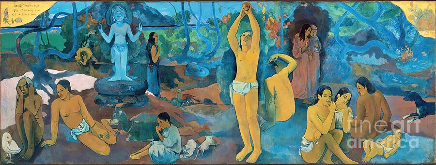 Where do we come from Painting Painting by Paul Gauguin Where do we come from Painting Painting by Paul Gauguin