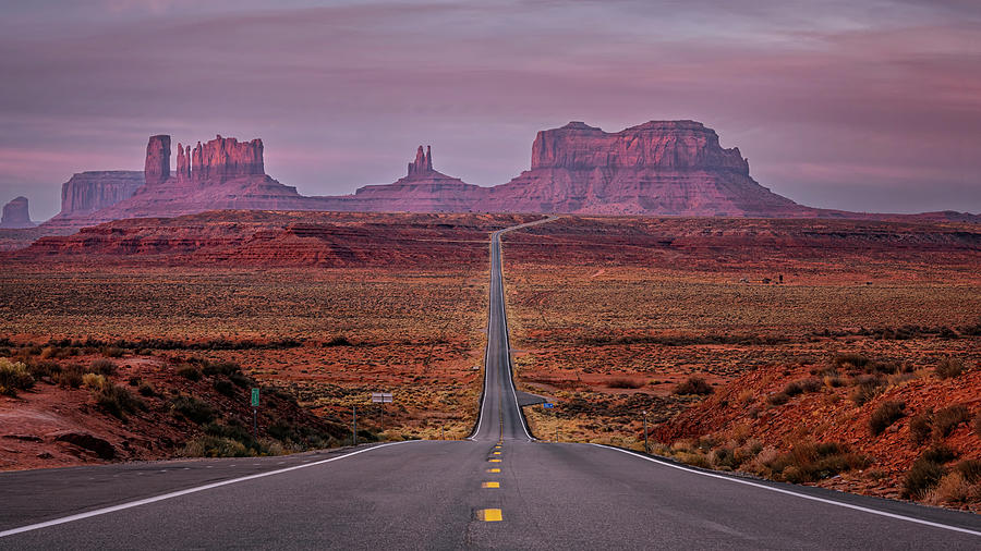 Where Forrest Gump Stopped Running Monument Valley Utah Photograph by Joan Carroll