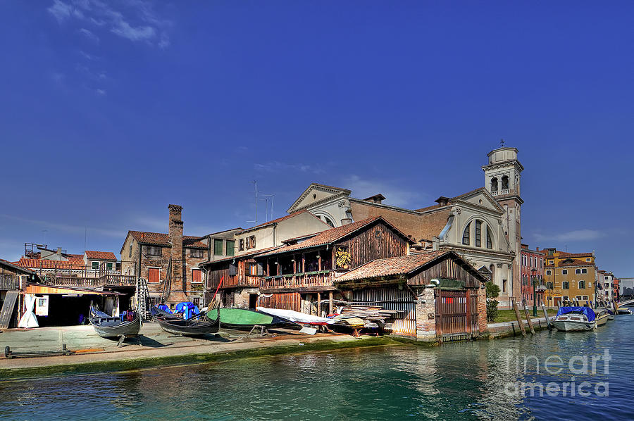 Where Gondolas Born - Venice Italy Photograph by Paolo Signorini