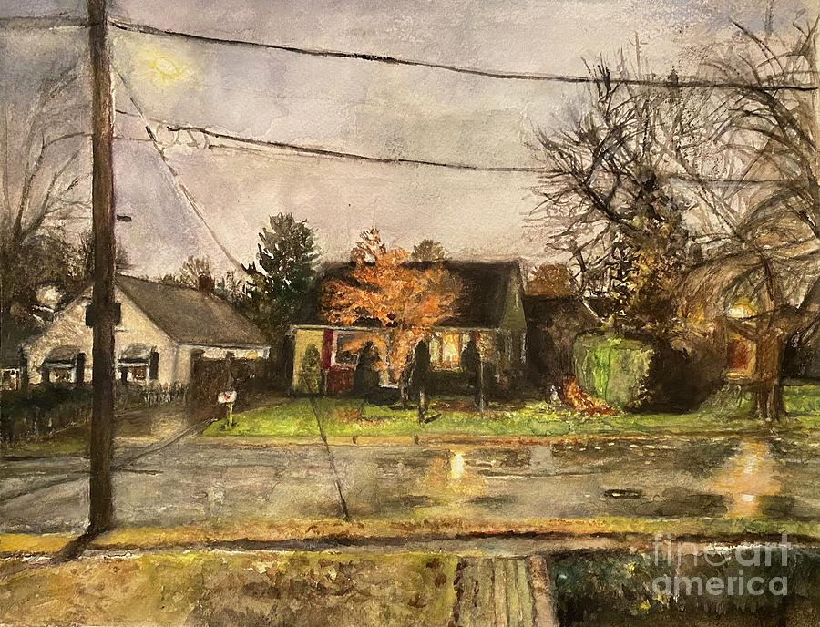 Where Have the Neighbors Gone? Painting by Jamie Derr