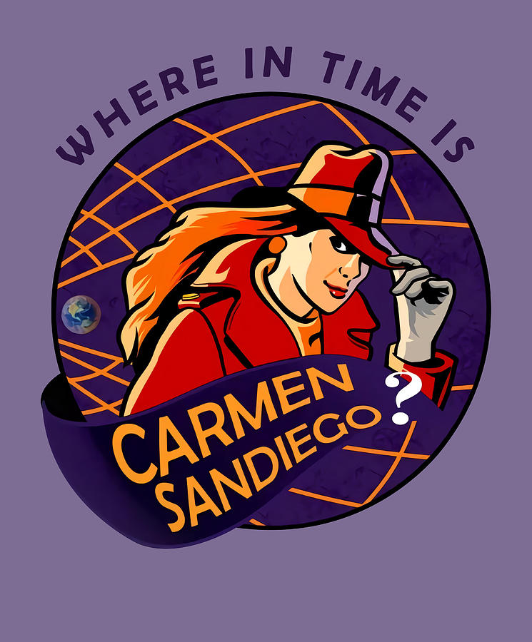 Where in time is Carmen Sandiego Digital Art by Octavia Webster - Pixels