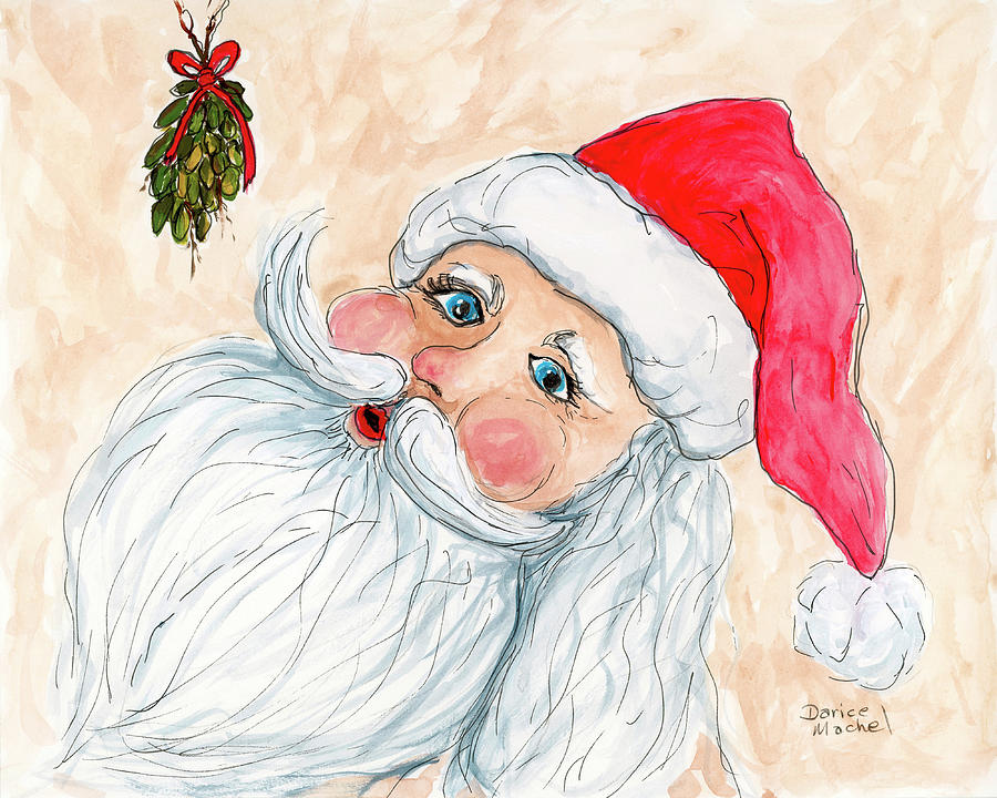 Where Is Mrs Claus Painting by Darice Machel McGuire