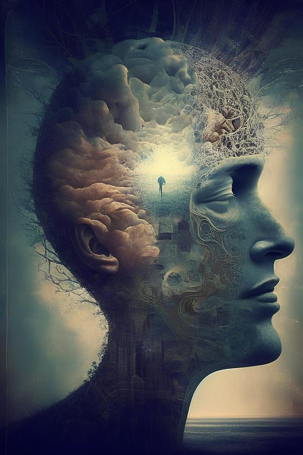 Where is my mind? Digital Art by Jen Music - Pixels