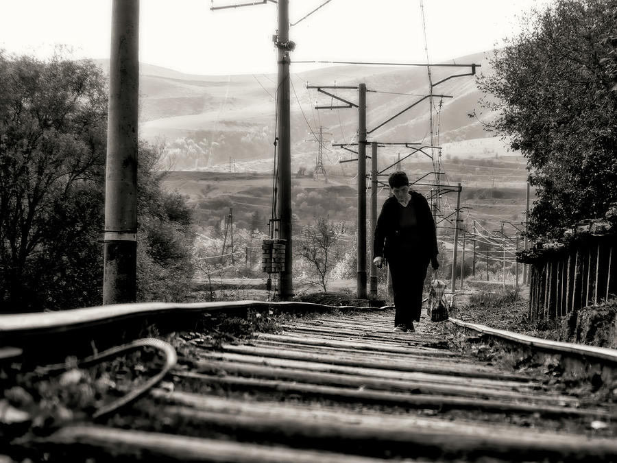 Where is my Train Photograph by Claude LeTien