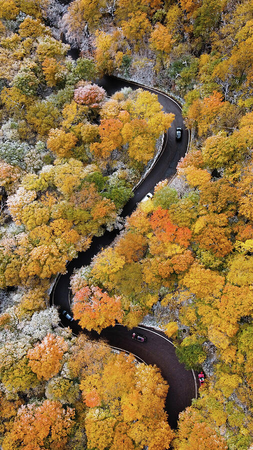Where Seasons Meet Fall and Winter in Vermonts Notch Roads Photograph by Jeff Folger Where Seasons Meet Fall and Winter in Vermonts Notch Roads Photograph by Jeff Folger
