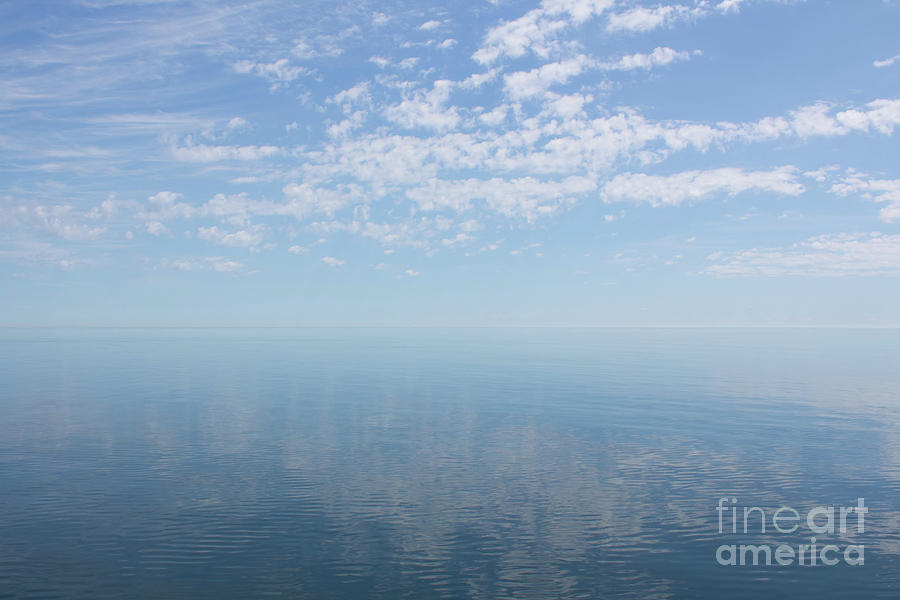 Atlantic Ocean Photograph - Where The Atlantic Meets The Sky by Barbara McMahon