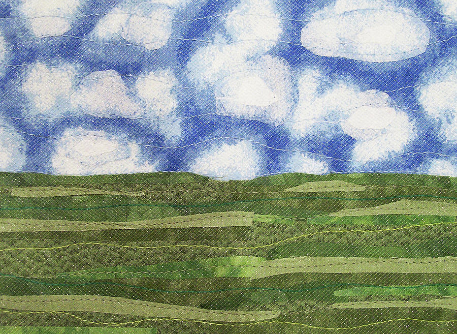 Where the Land Meets the Sky Tapestry - Textile by Pam Geisel
