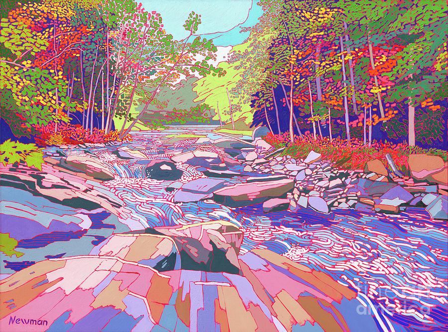 Where the River Bends Painting by Shelley Newman