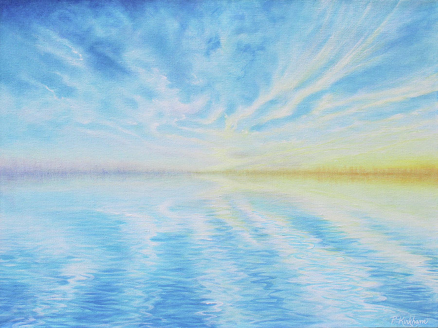 Where the Water Meets the Sky Painting by Pamela Kirkham