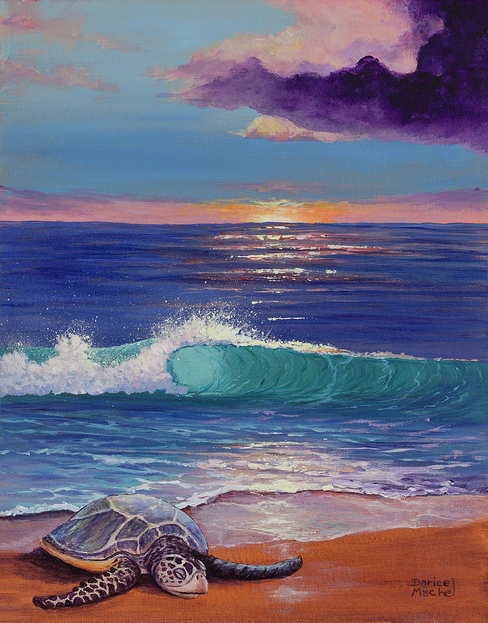 Where Turtles Come to Rest Painting by Darice Machel McGuire