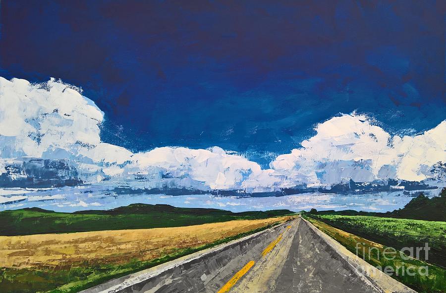 Where Will The Road Take Us Now? Painting by Lisa Dionne