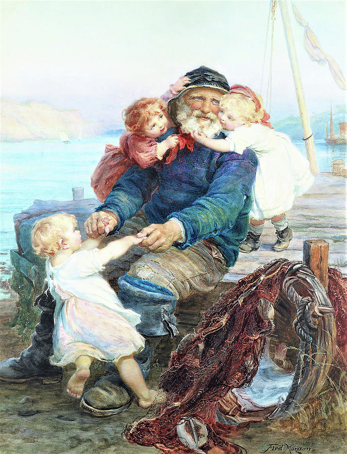 Frederick Morgan Painting - Which do you love best - Digital Remastered Edition by Frederick Morgan