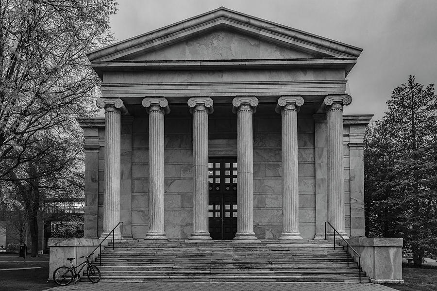 Whig Hall Princeton University BW Photograph by Susan Candelario
