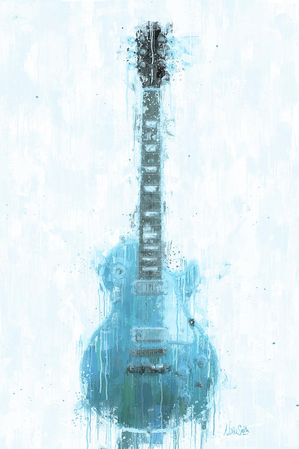 While My Guitar Gently Weeps Digital Art by Nikki Marie Smith