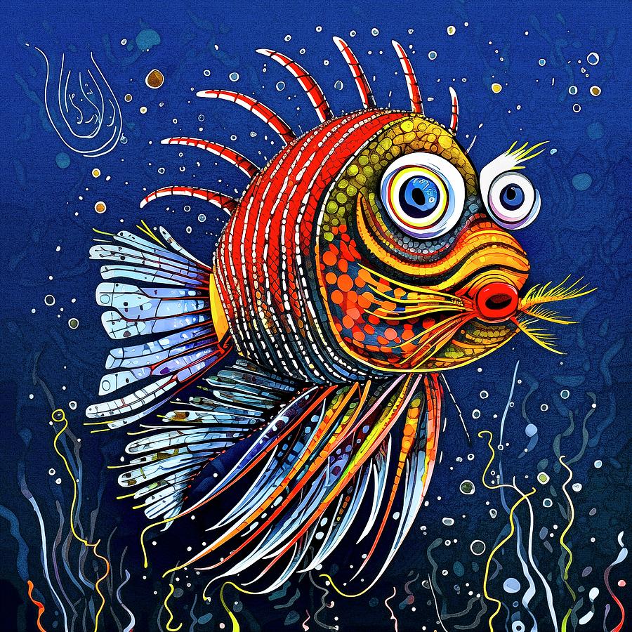 Whimsical Fish-075 Digital Art by Glen Allison - Fine Art America