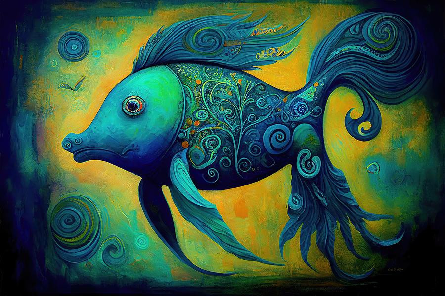 Whimsical Fish Digital Art by Lisa S Baker - Fine Art America