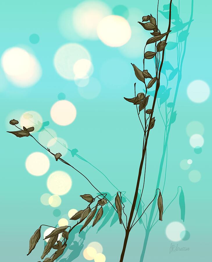 Whimsical Wild Grass Drawing by Joan Stratton Whimsical Wild Grass Drawing by Joan Stratton
