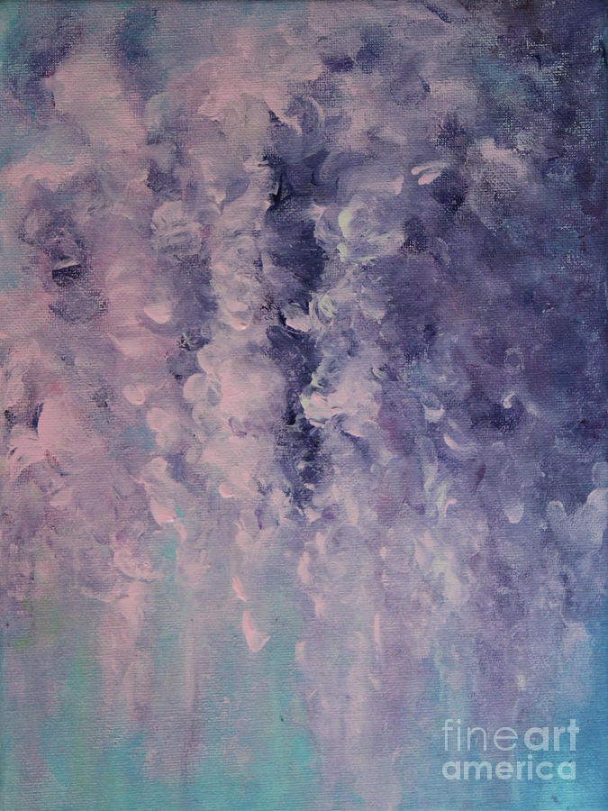 Whimsical Wisteria Painting by Jane See