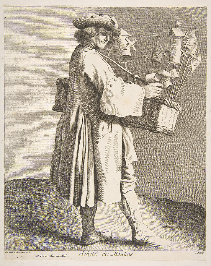 Whirligig Peddler Photograph by Anne Claude de Caylus