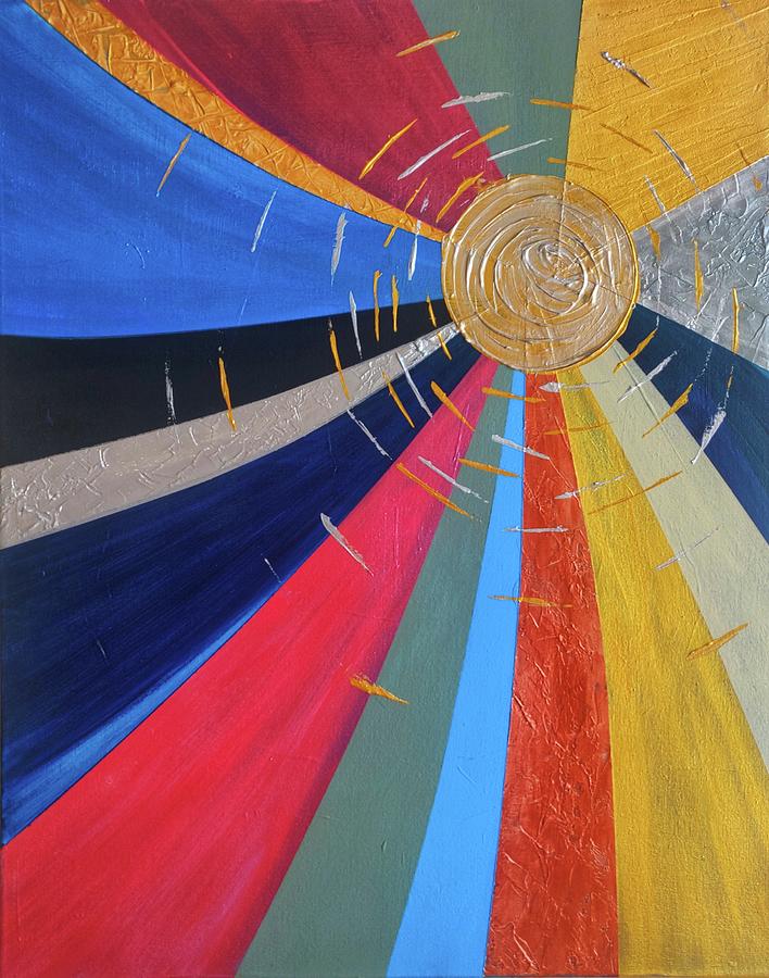 Multi Color Mixed Media - Whirlpool by Kapil Vadhera Multi Color Mixed Media - Whirlpool by Kapil Vadhera