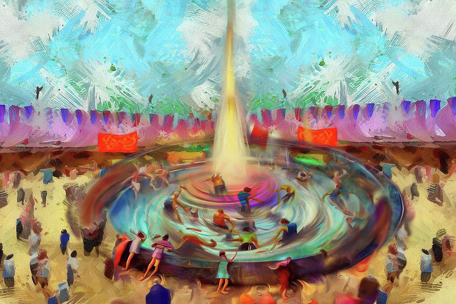 Whirlpool Ride Digital Art by Lisa Yount