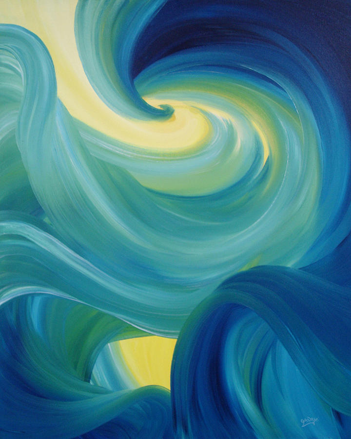 Whirlwind Painting by Ginny Gaura