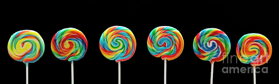 Whirly Pops Lollipops Photograph by Tim Gainey