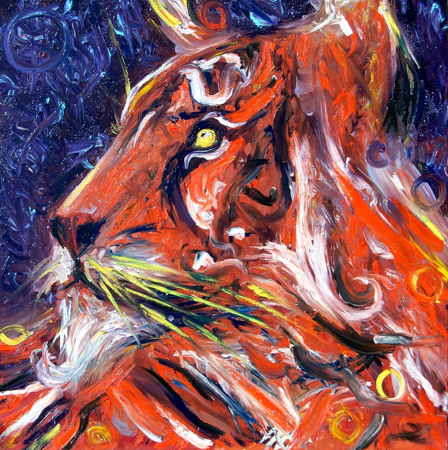 Whiskers 1 Painting by Chiara Magni