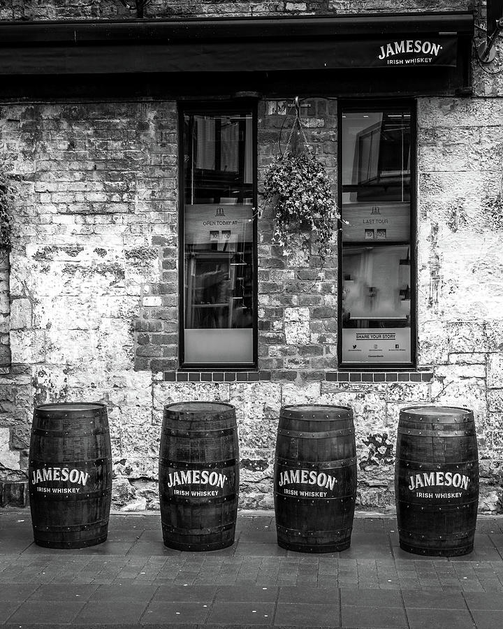 Whiskey Barrels Outside the Jameson Distillery in Dublin Photograph by Georgia Fowler