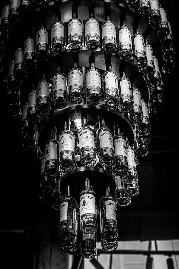Whiskey Chandelier at the Jameson Distillery Photograph by Georgia Fowler