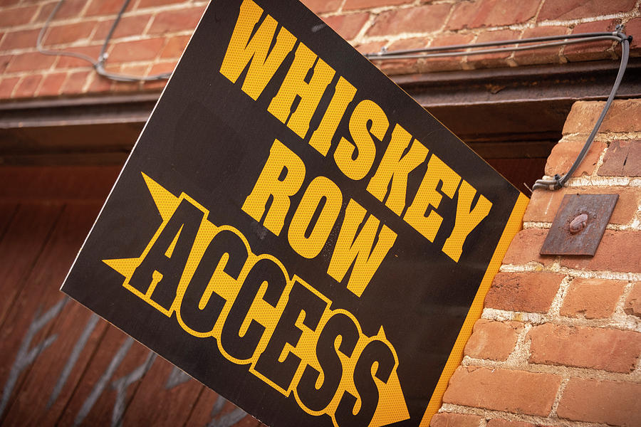 Whiskey Row Photograph by Gerry Groeber