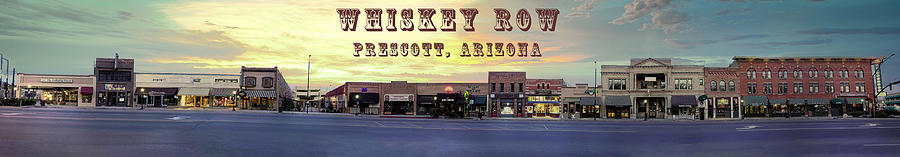 Whiskey Row in Prescott Arizona Photograph by James Bethanis