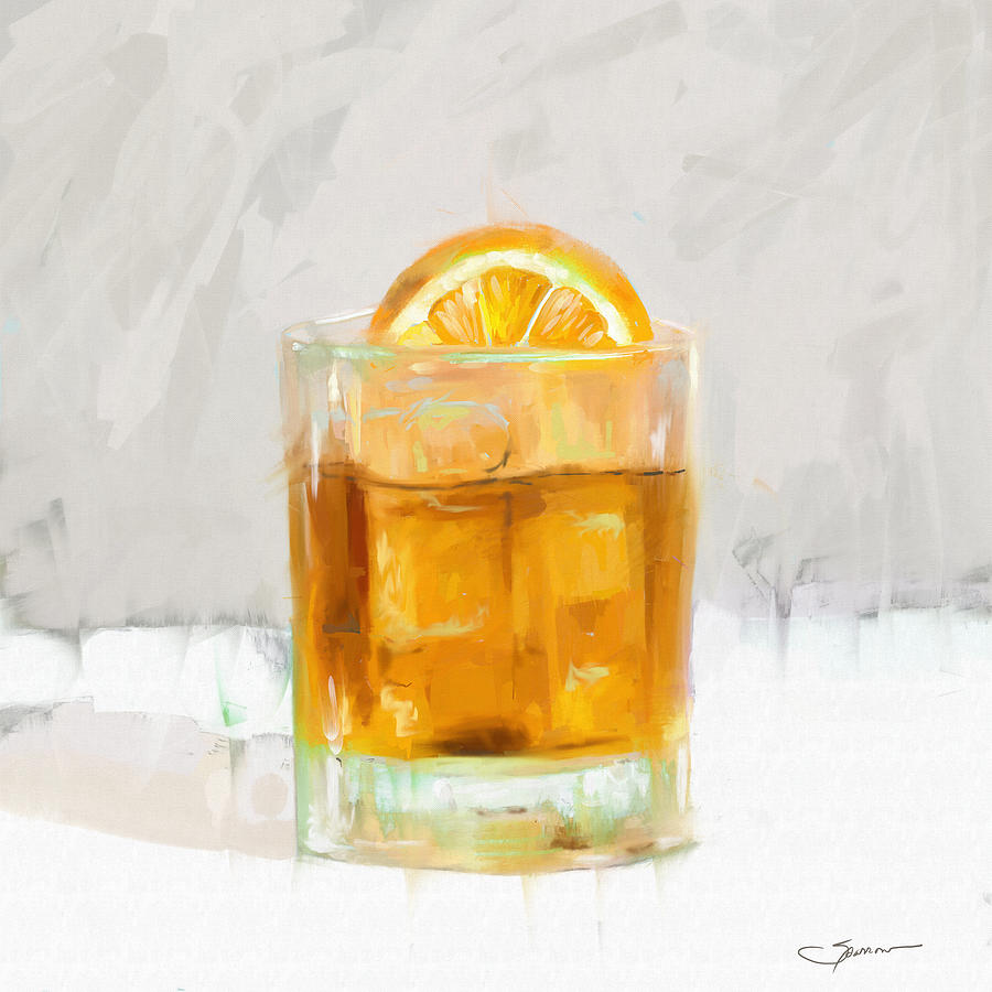 Whiskey Sour Painting by Mary Sparrow
