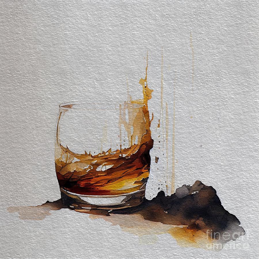 Wine Digital Art - Whisky  by Joshua Barrios