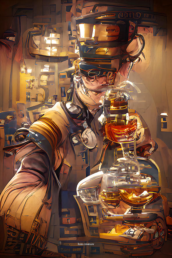 Whisky Sampling Digital Art