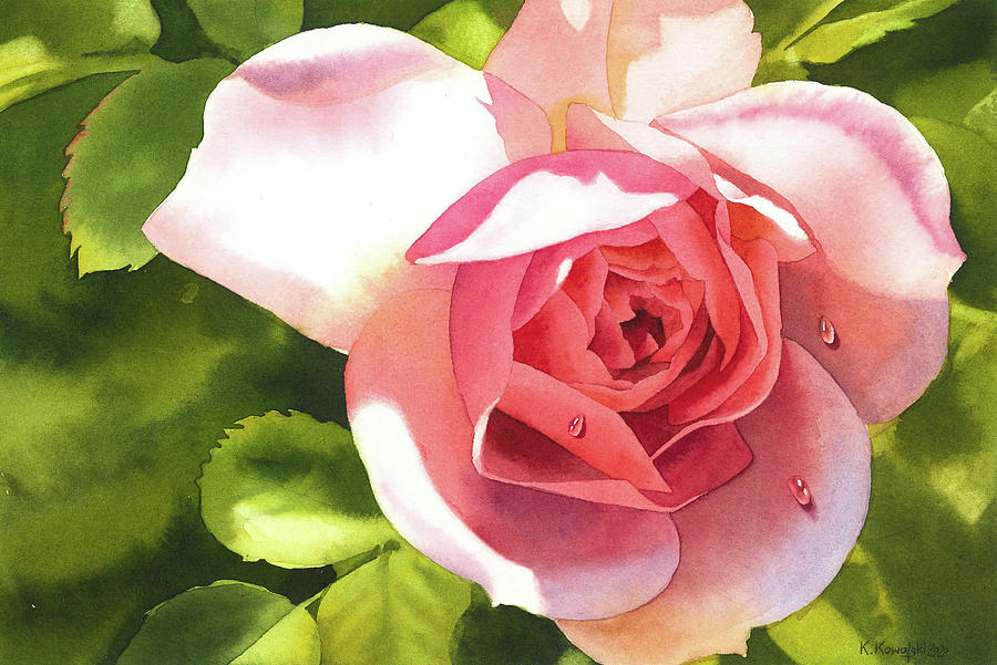 Whisper of a Rose Painting by Espero Art