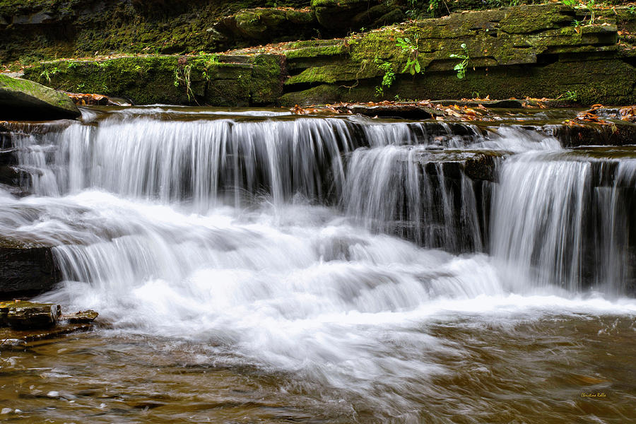 Whispering Waterfall Landscape Photograph by Christina Rollo