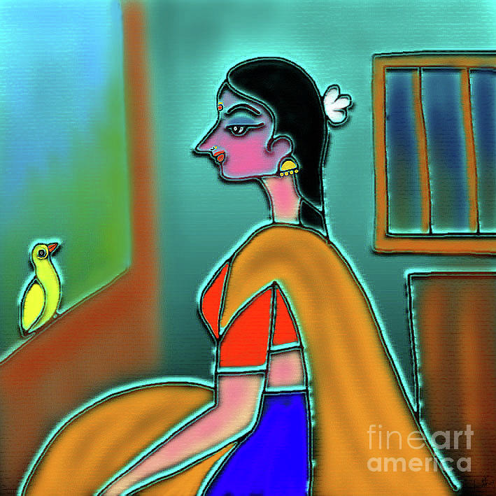Whispering windows Digital Art by Latha Gokuldas Panicker